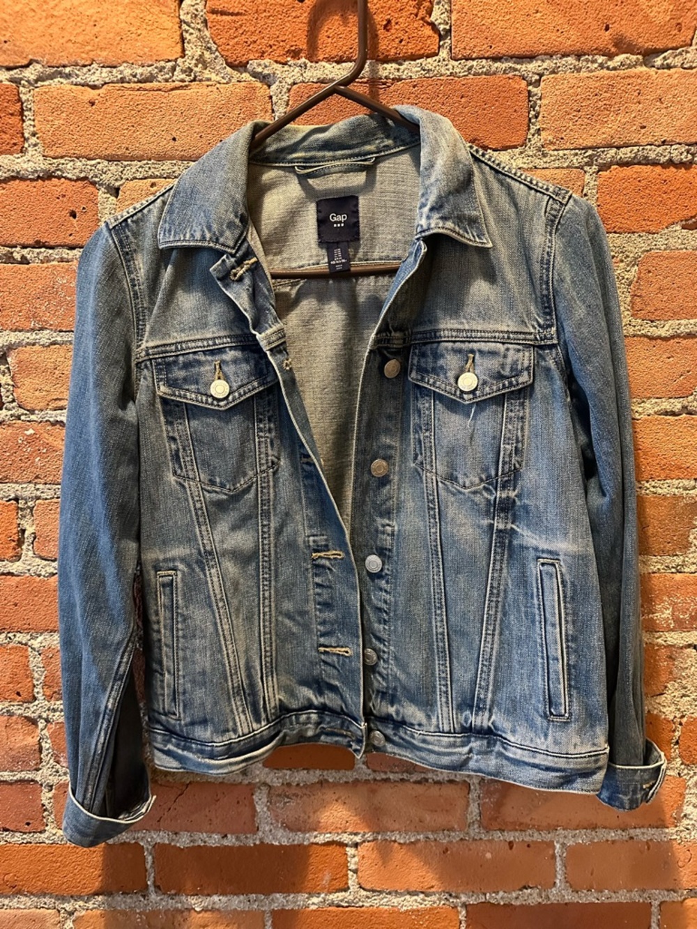 GAP Women's Light Blue Denim Jean Jacket